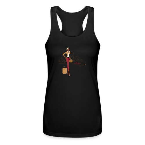 BrowOutfitPNG png - Women’s Performance Racerback Tank Top