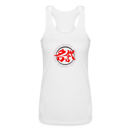 Honor Martial Arts Kanji Design Light Shirts - Women’s Performance Racerback Tank Top
