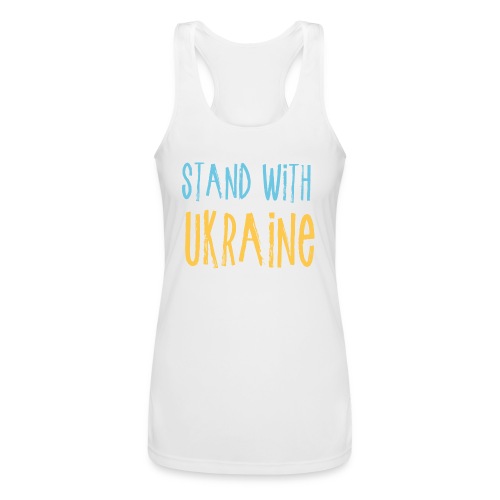 Stand With Ukraine - Women’s Performance Racerback Tank Top