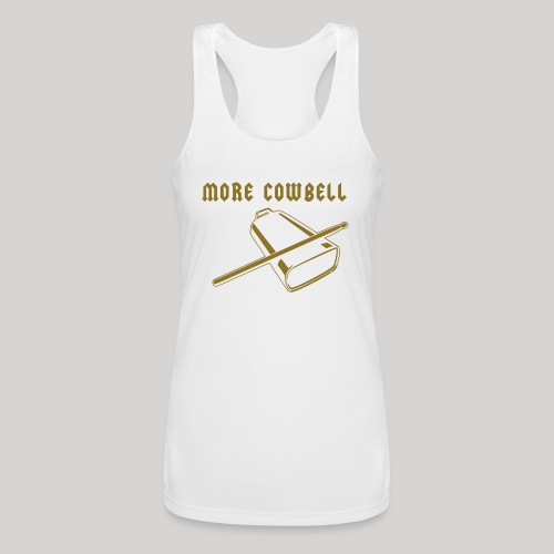 More Cowbell - Women’s Performance Racerback Tank Top