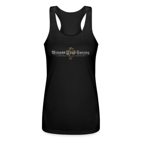 Witness True Sorcery Logo - Women’s Performance Racerback Tank Top
