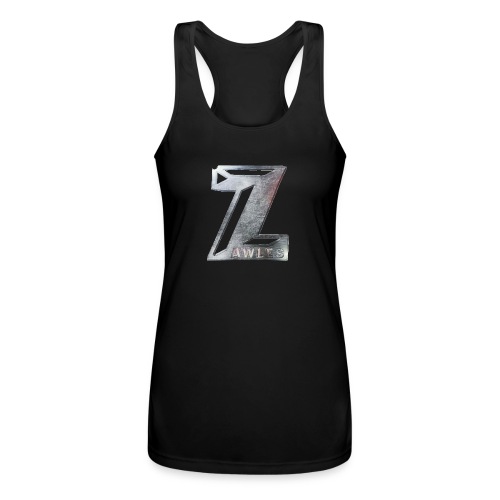 Zawles - metal logo - Women’s Performance Racerback Tank Top