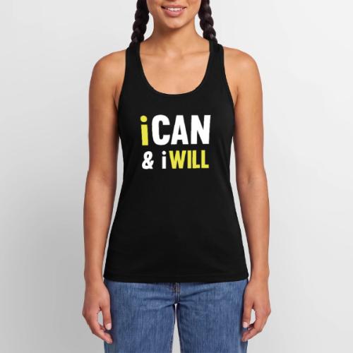 I Can And I Will - Women’s Performance Racerback Tank Top