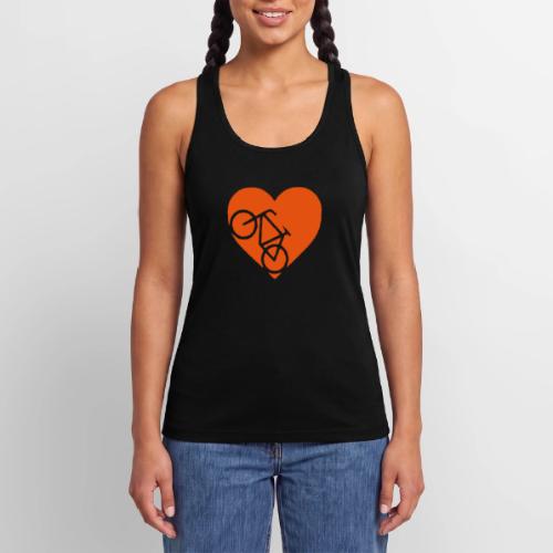 heart_bicycle_cutout - Women’s Performance Racerback Tank Top