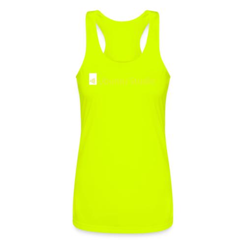 Ubuntu Studio Logo 2022 - White - Women’s Performance Racerback Tank Top