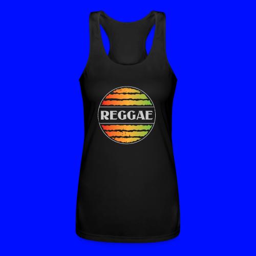Reggae celebration vibrant rasta music design - Camisole Racerback pour femmes