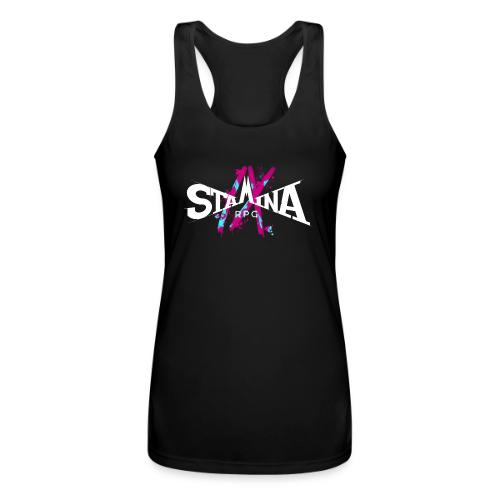 SRPG9 (White Text) - Women’s Performance Racerback Tank Top