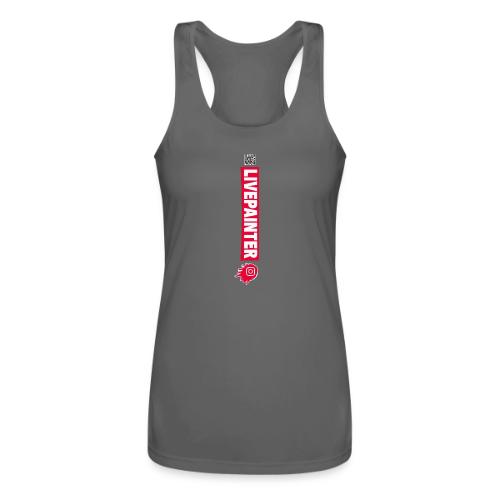LIVEPAINTER IG - Women’s Performance Racerback Tank Top