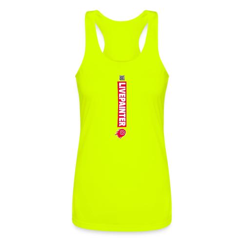 LIVEPAINTER IG - Women’s Performance Racerback Tank Top