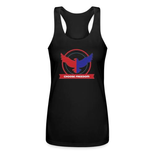 Choose Freedom Eagle Shirt2 - Women’s Performance Racerback Tank Top