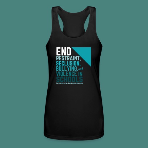 End Abuse in School - Women’s Performance Racerback Tank Top