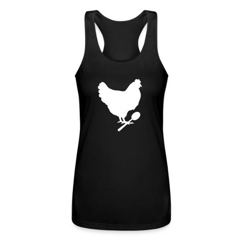 Cosmopolitan Cornbread Hen & Spoon Logo - Women’s Performance Racerback Tank Top