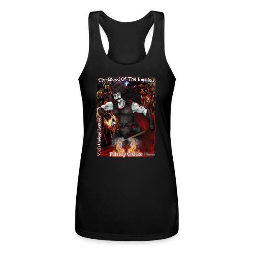 Vlad The Impaler CloseUp W Background - Women’s Performance Racerback Tank Top