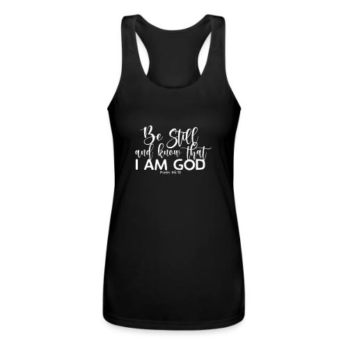 Be Still and Know - Women’s Performance Racerback Tank Top