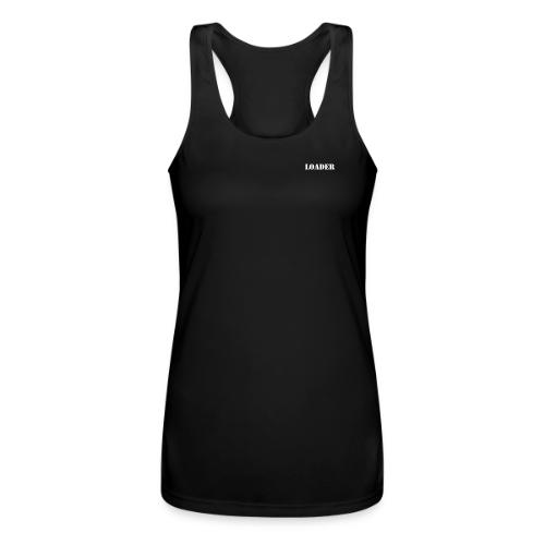 Loader (breast logo) - Women’s Performance Racerback Tank Top