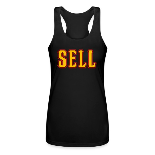 Sell (Red Accents) - Women’s Performance Racerback Tank Top