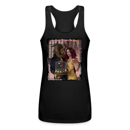 The Beauty Becomes The Beast F01 - Skin Version - Women’s Performance Racerback Tank Top