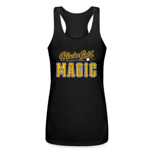 Black & Gold Magic - Women’s Performance Racerback Tank Top