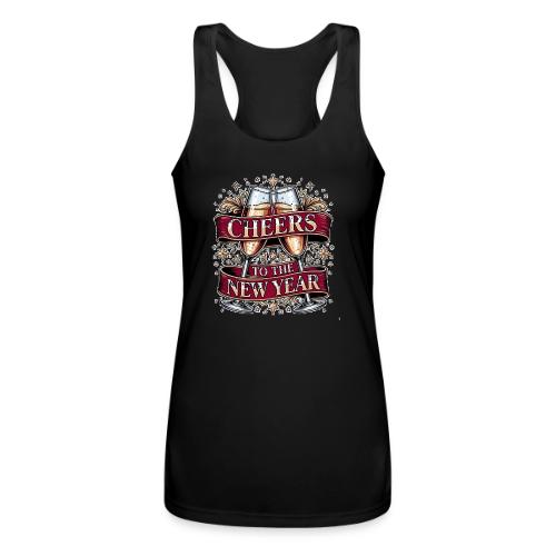 New Year's Champagne T-Shirt - Women’s Performance Racerback Tank Top