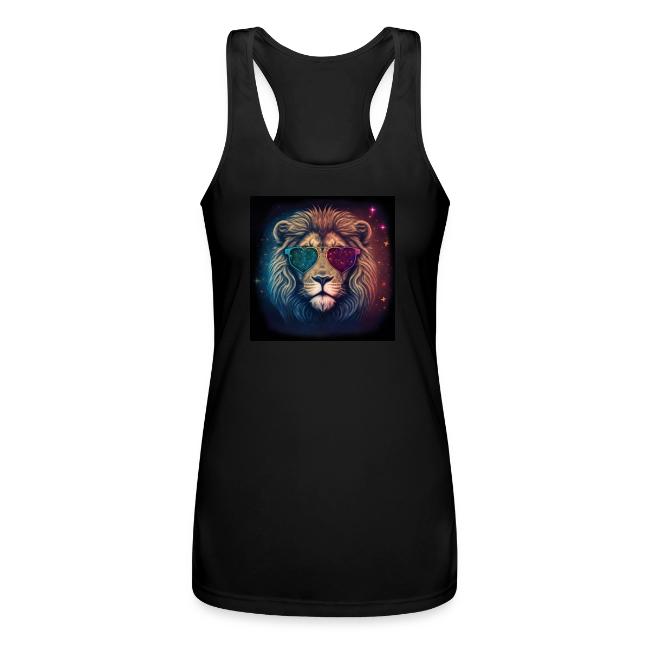 Jesus Lion of Judah wearing love glasses