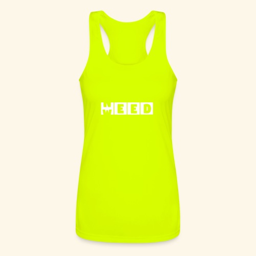 Weed is need - after buying weed is before buying - Women’s Performance Racerback Tank Top