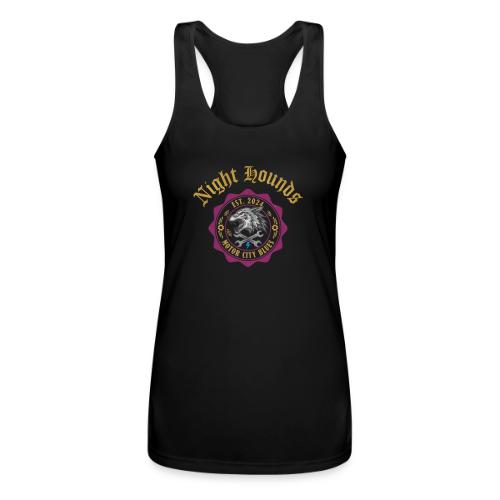 Night Hounds Wolf Patch - Women’s Performance Racerback Tank Top