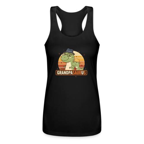 GrandpaSaurus Sunset Duo - Women’s Performance Racerback Tank Top