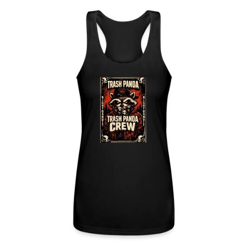 Midnight Forager Raccoon Mushroom Hunter - Women’s Performance Racerback Tank Top
