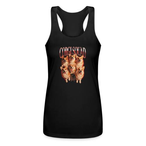 Corgi Squad Funny Dog Lover Vintage Shirt - Women’s Performance Racerback Tank Top
