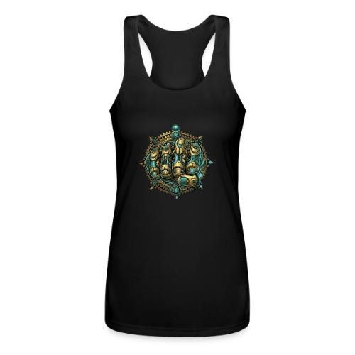 Cyberpunk Power Robot Hand - Women’s Performance Racerback Tank Top