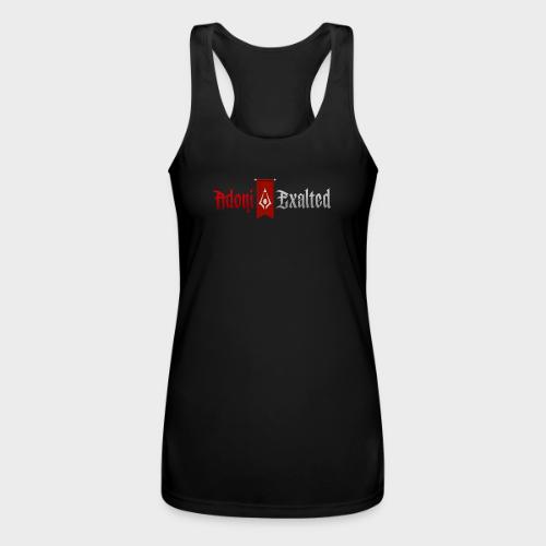 Adoni Exalted Logo - Women’s Performance Racerback Tank Top
