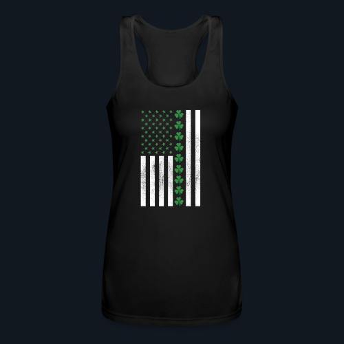 Irish American - Women’s Performance Racerback Tank Top
