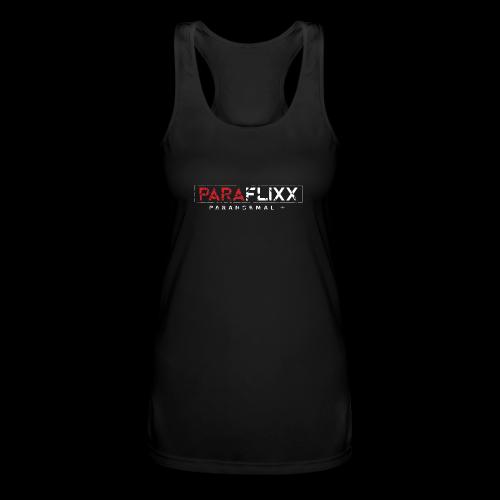 PARAFlixx White Grunge - Women’s Performance Racerback Tank Top