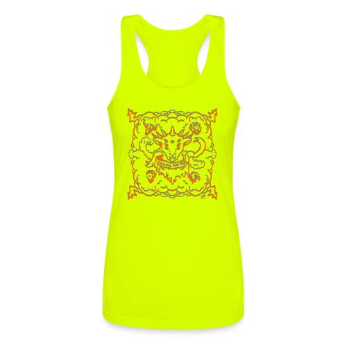 Revelation Lamb Orange - Women’s Performance Racerback Tank Top