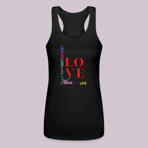 LOVE - Women’s Performance Racerback Tank Top