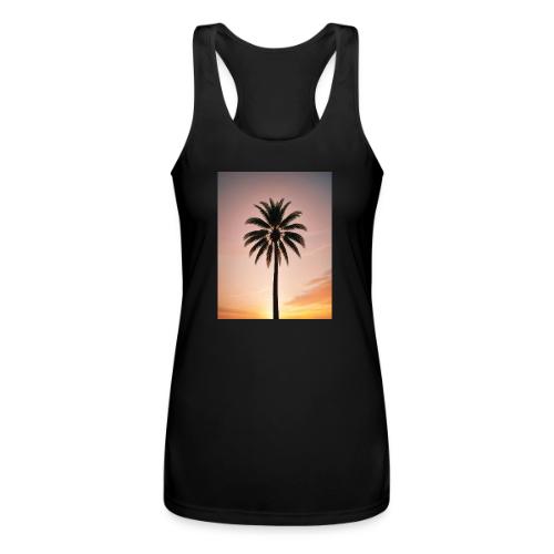 palm peace - Women’s Performance Racerback Tank Top