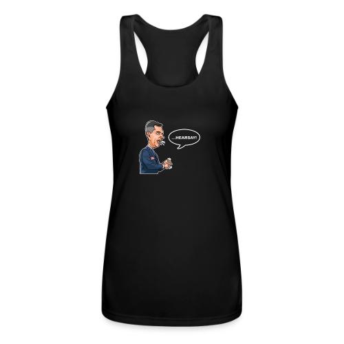 Hearsay! (Dark) - Women’s Performance Racerback Tank Top