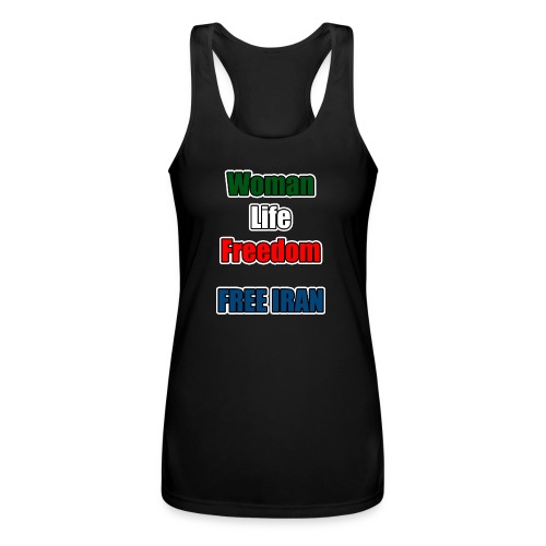 Woman Life Freedom - Women’s Performance Racerback Tank Top
