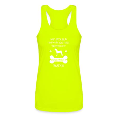 My Best Friend Is Basenji Cool Gift - Women’s Performance Racerback Tank Top