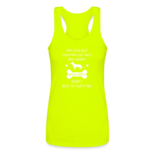 My Best Friend Is Basset Bleu De Gascogne Cool - Women’s Performance Racerback Tank Top