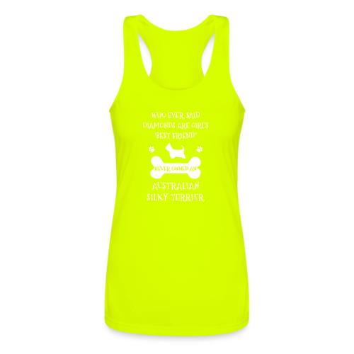 My Best Friend Is Australian Silky Terrier Cool - Women’s Performance Racerback Tank Top