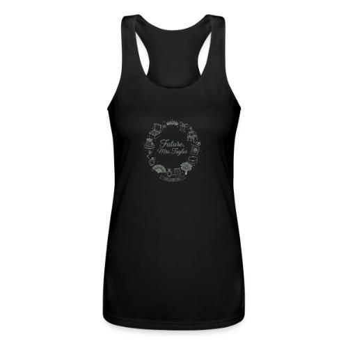 Future Mrs Minimalist Bridal Line Art - Women’s Performance Racerback Tank Top