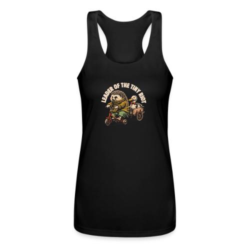 Leader of the Tiny Riot Design - Women’s Performance Racerback Tank Top