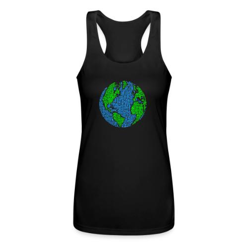 Global PEACE Sphere - Women’s Performance Racerback Tank Top