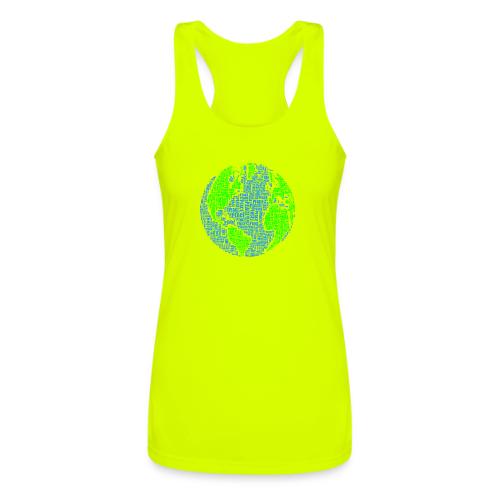 Global PEACE Sphere - Women’s Performance Racerback Tank Top