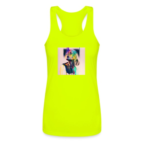To Weep To Wake - Emotionally Fluid Collection - Women’s Performance Racerback Tank Top