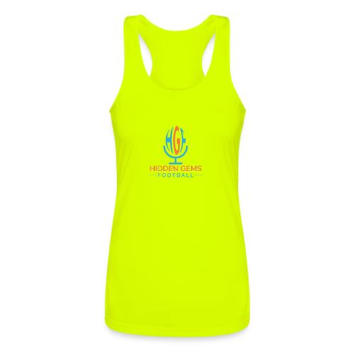 Hidden Gems Football - Women’s Performance Racerback Tank Top