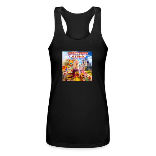 SPELLFURY CASTLE - Women’s Performance Racerback Tank Top