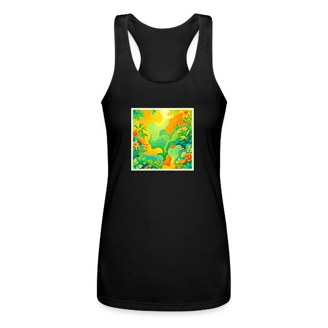 Tropical Foliage Abstract