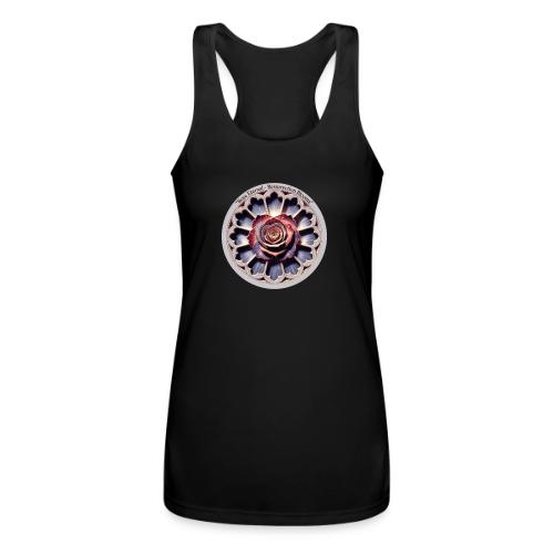 Easter Rose Resurrection T Shirt, Spring Gift - Women’s Performance Racerback Tank Top